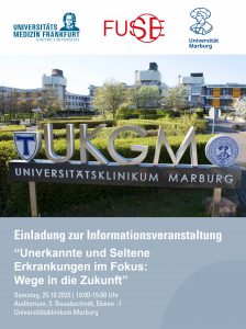 Einladung Informationsveranstaltung und Patientenforum Marburg 25.10.2025